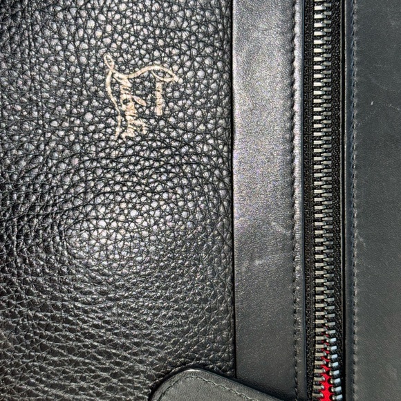 Christian Louboutin Studded Peter Clutch (Black) - Picture 9 of 13